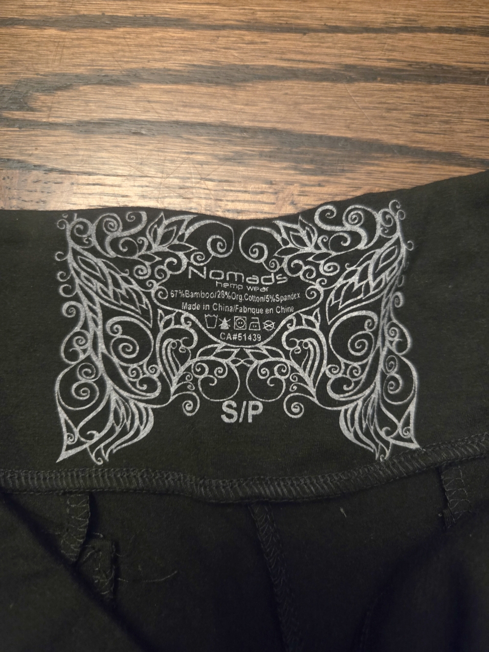 Nomads Hempwear Ruched Lace Trim Shorts Yoga Festival Burning Man - Picture 5 of 5